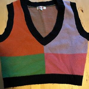 Stella Tweed Multicolor Knit Sweater